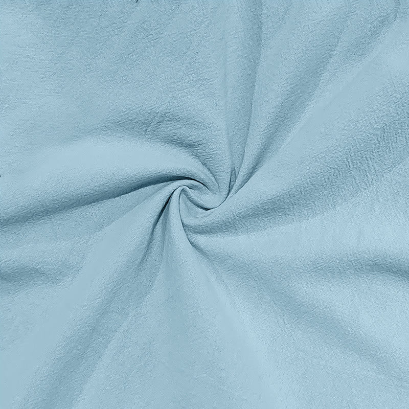 Pantalon cargo en lin uni avec cordon de serrage et poches pour homme Motif Buddha Stones - image 14