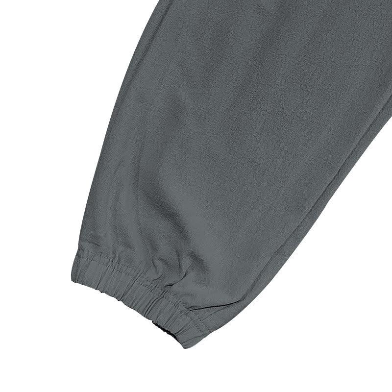 Pantalon cargo en lin uni avec cordon de serrage et poches pour homme Motif Buddha Stones - image 19