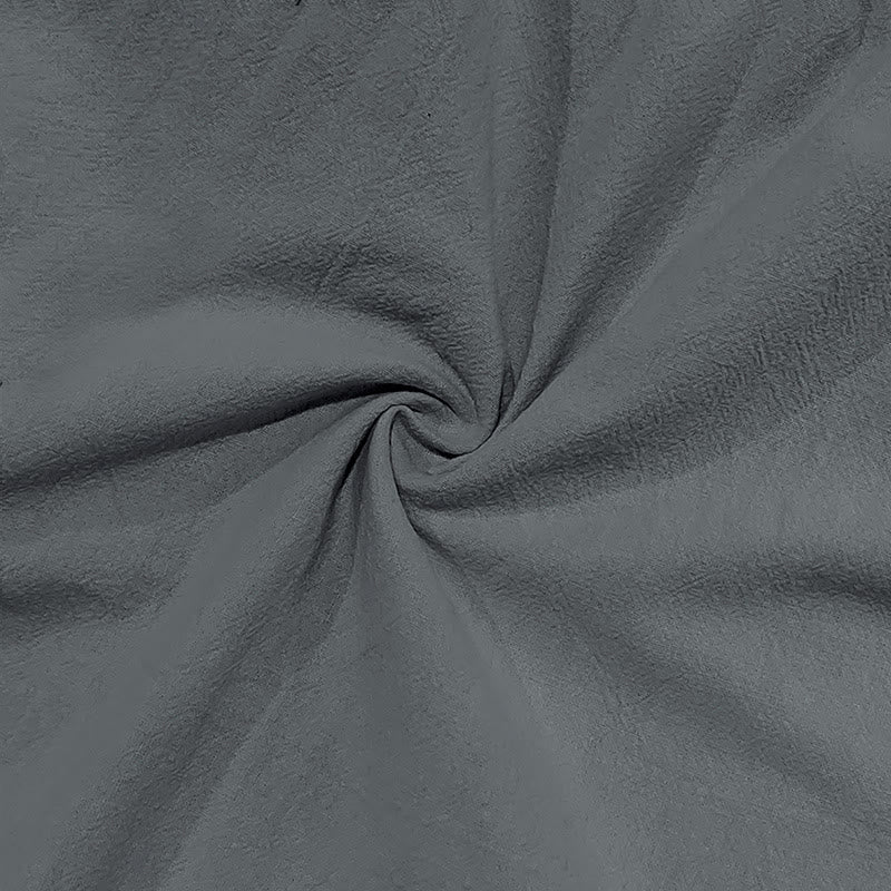 Pantalon cargo en lin uni avec cordon de serrage et poches pour homme Motif Buddha Stones - image 20