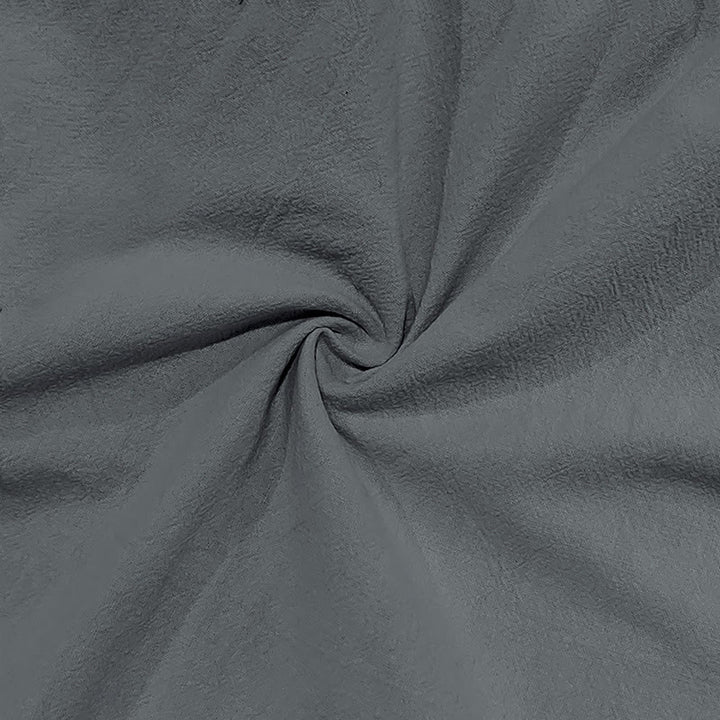 Pantalon cargo en lin uni avec cordon de serrage et poches pour homme Motif Buddha Stones - image 20