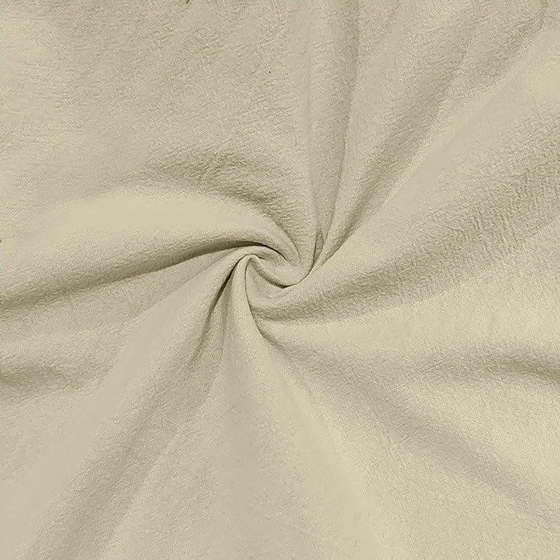 Pantalon cargo en lin uni avec cordon de serrage et poches pour homme Motif Buddha Stones - image 26