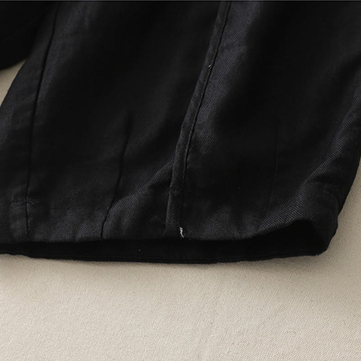 Pantalon décontracté uni à jambes larges et poches pour femme, en polyester, longueur 7-8, motif Buddha Stones, couleur unie, patchwork - image 20