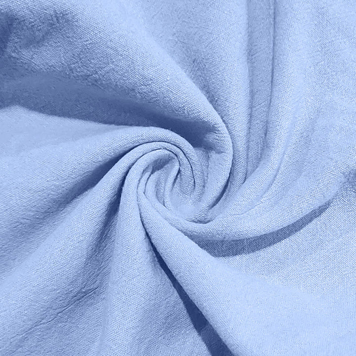 Pantalon en coton pour homme avec poches et boutons de couleur unie et cordon de serrage - image 29