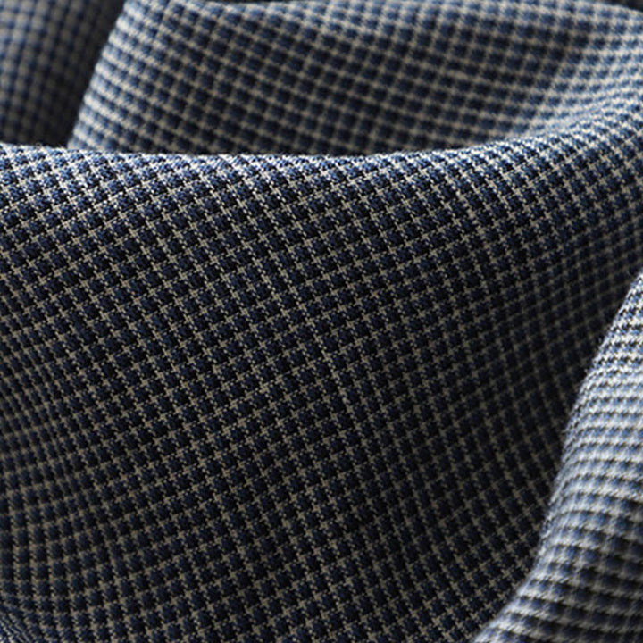 Robe midi bleu nuit en coton et lin à manches mi-longues et lacets Buddha Stones Commute avec poches - image 8