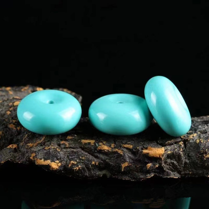 Collier avec pendentif en corde et boucle de paix turquoise et Buddha Stones - image 8