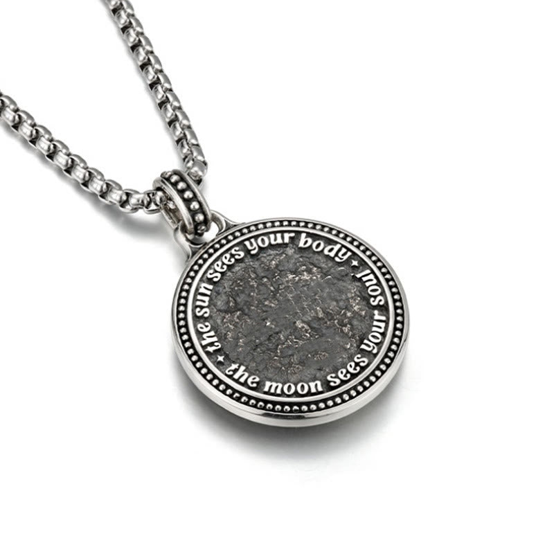 Collier pendentif en cuivre avec symbole Yin Yang et Buddha Stones - image 3