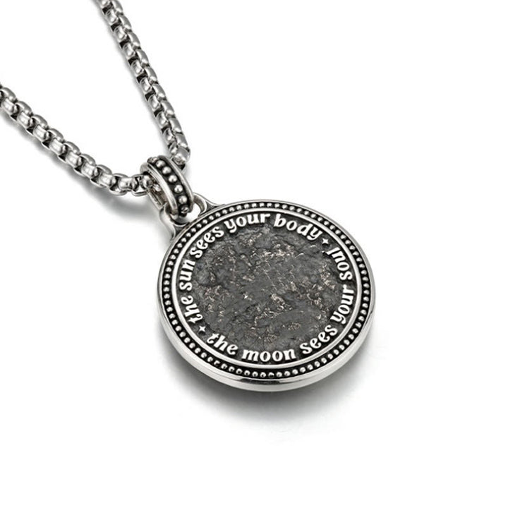 Collier pendentif en cuivre avec symbole Yin Yang et Buddha Stones - image 3