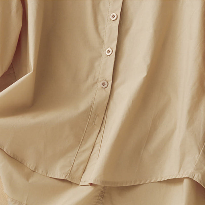 Ensemble 2 pièces pour femme, chemise à manches trois-quarts et sarouel, vêtements de méditation, motif Buddha Stones - image 6