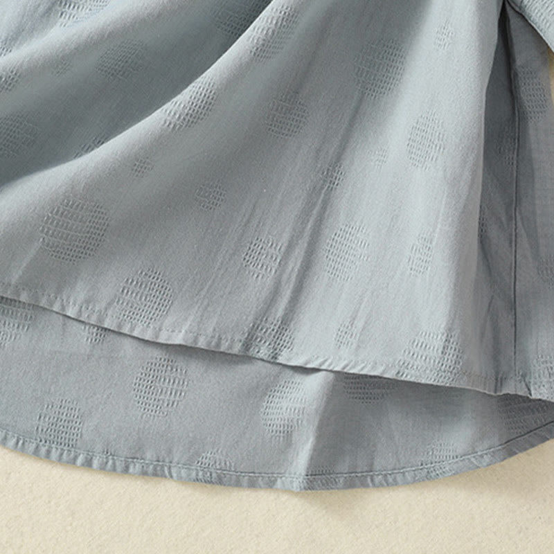 Ensemble 2 pièces pour femme, chemise à manches courtes et pantalon sarouel, motif Buddha Stones , vêtements de méditation - image 7