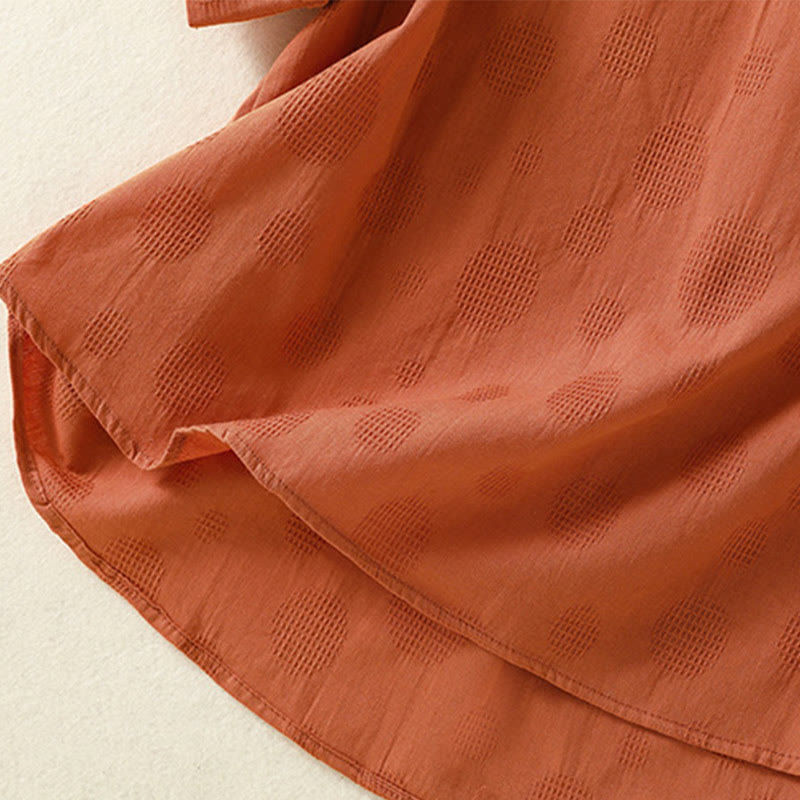 Ensemble de vêtements de méditation Buddha Stones 2 pièces pour femme : chemise à manches courtes unie et pantalon harem. - image 21
