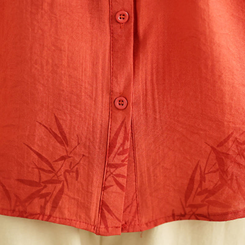 Ensemble 2 pièces décontracté pour femme, chemise à manches courtes, sarouel et vêtements de méditation, motif Buddha Stones - image 15