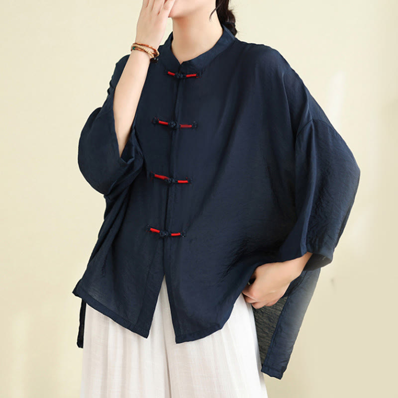 Ensemble 2 pièces décontracté pour femme avec chemise à boutons et pantalon ample et motif Buddha Stones , vêtements de méditation - image 6
