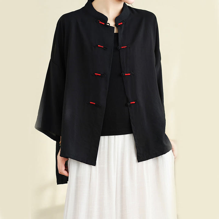 Ensemble 2 pièces décontracté pour femme avec chemise à boutons et pantalon ample et motif Buddha Stones , vêtements de méditation - image 24