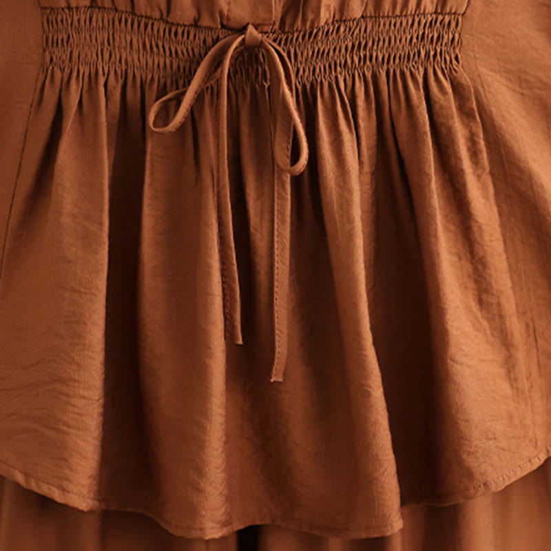 Ensemble 2 pièces décontracté pour femme, chemise à col montant et pantalon ample, Buddha Stones, vêtements de méditation - image 9