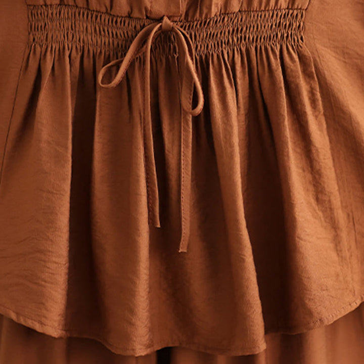 Ensemble 2 pièces décontracté pour femme, chemise à col montant et pantalon ample, Buddha Stones, vêtements de méditation - image 8