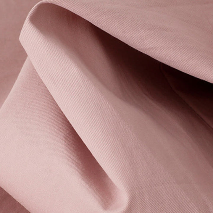 Pantalon Buddha Stones taille haute en polyester pour femme, coupe large, uni, avec poches, longueur 7-8 - image 8