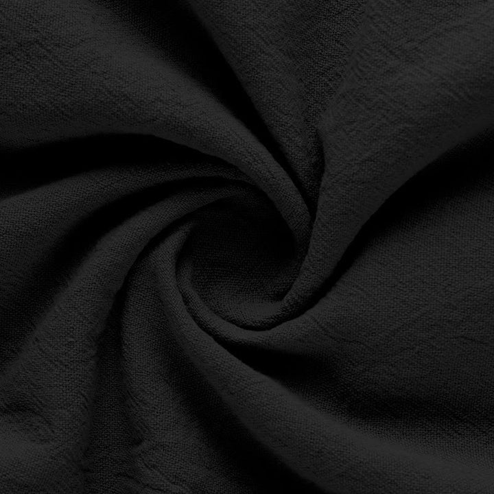 Chemise d'été en lin à manches courtes et demi-boutons pour homme Motif Buddha Stones - image 4