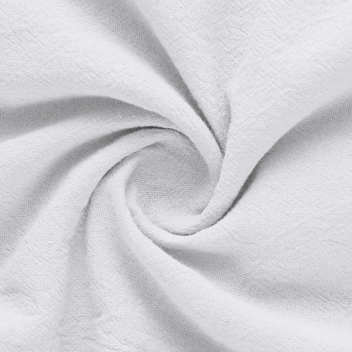 Chemise d'été en lin à manches courtes et demi-boutons pour homme Motif Buddha Stones - image 10