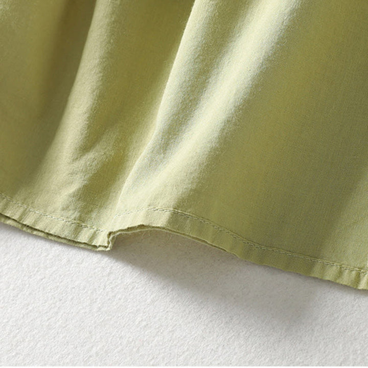 Pantalon Buddha Stones décontracté en coton et lin avec cordon de serrage et poches pour femme, longueur cheville - image 22