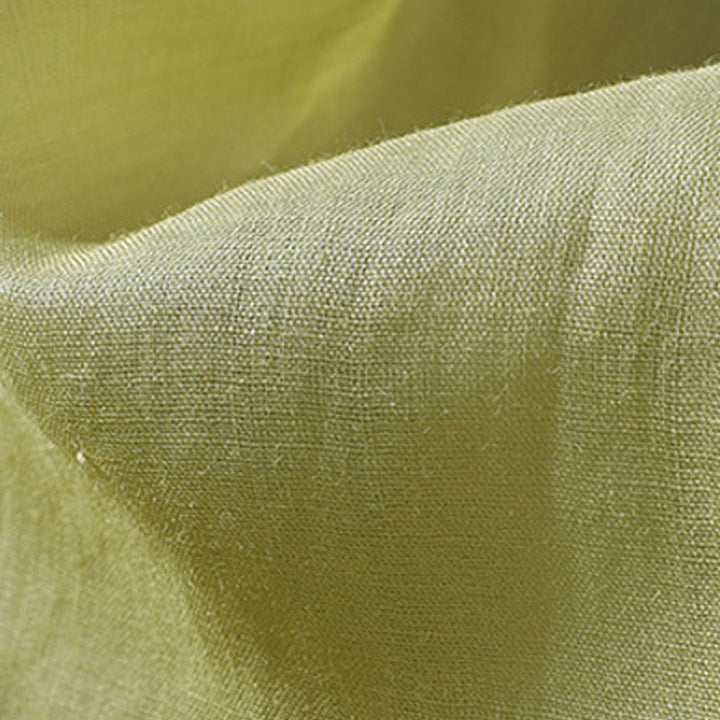 Pantalon Buddha Stones décontracté en coton et lin avec cordon de serrage et poches pour femme, longueur cheville - image 24