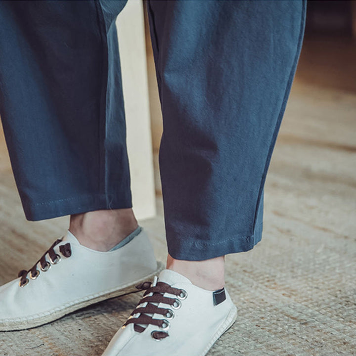 Ensemble de méditation pour homme Buddha Stones (2 pièces) : chemise en coton, pantalon longueur cheville avec poches. - image 48