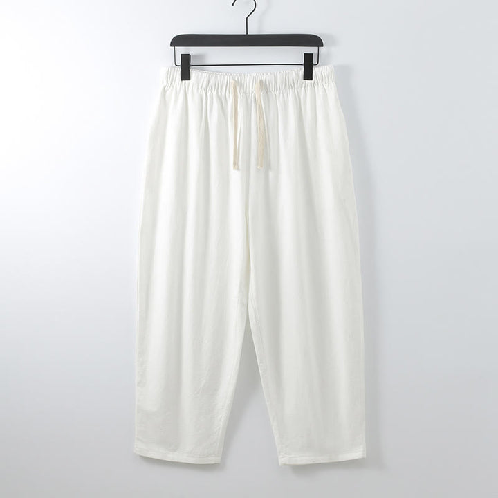 Ensemble kimono en coton 2 pièces avec pantalon longueur cheville et Buddha Stones pour homme, tenue de méditation - image 4