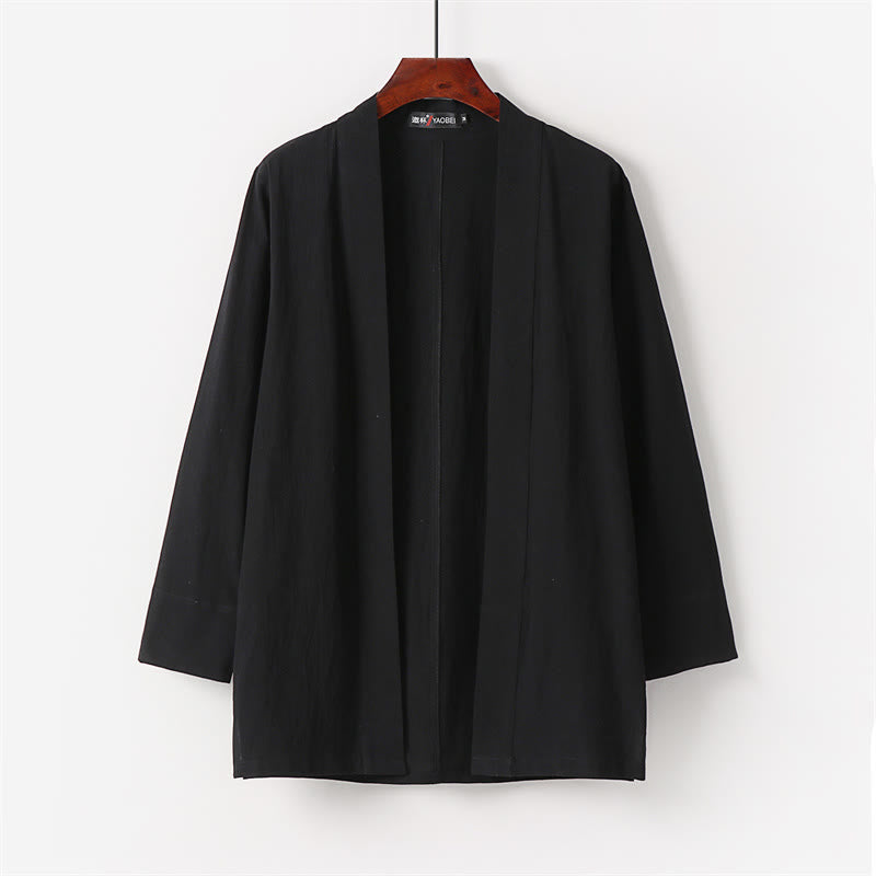 Ensemble kimono en coton 2 pièces avec pantalon longueur cheville et Buddha Stones pour homme, tenue de méditation - image 8