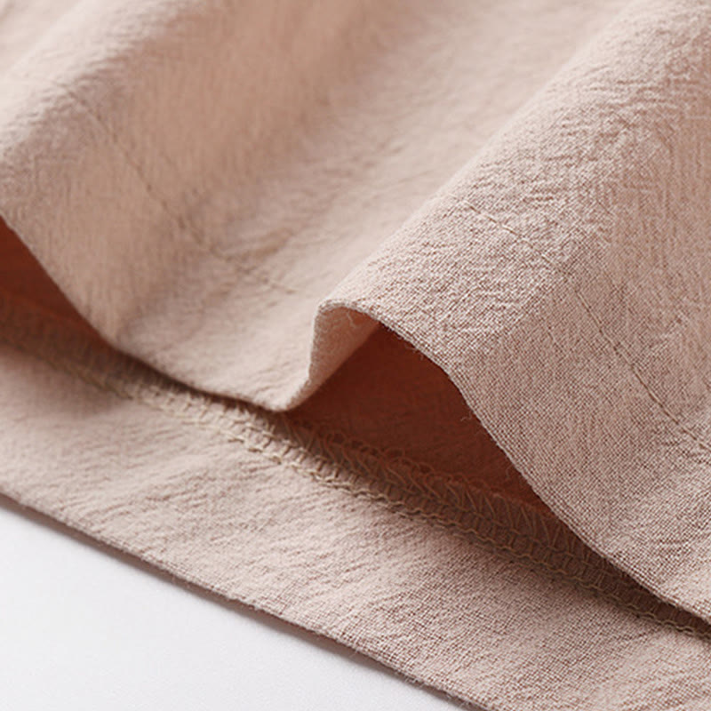 Chemise homme vintage en coton à manches longues et boutons grenouille, motif Buddha Stones - image 9