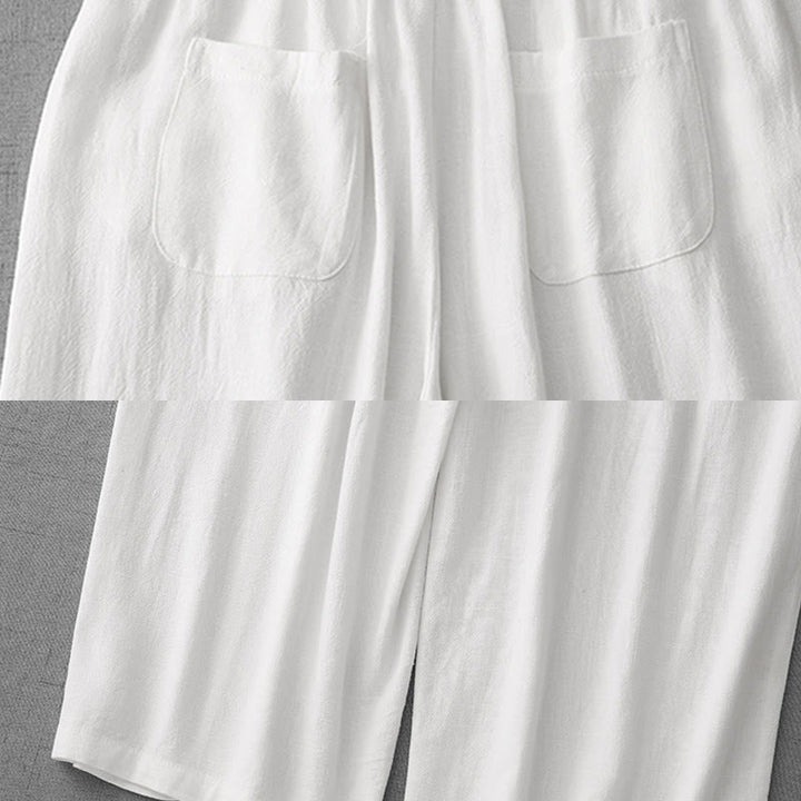 Pantalon décontracté en coton avec cordon de serrage et poches pour femme, style simple et décontracté, motif Buddha Stones - image 14