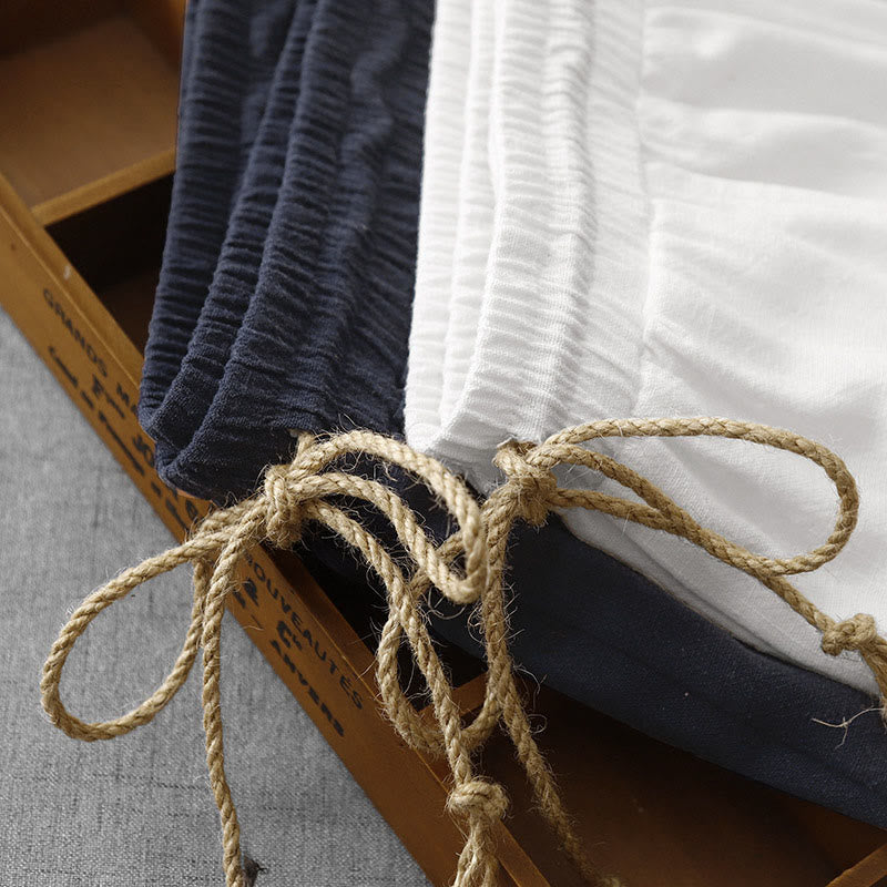 Pantalon décontracté en coton avec cordon de serrage et poches pour femme, style simple et décontracté, motif Buddha Stones - image 19