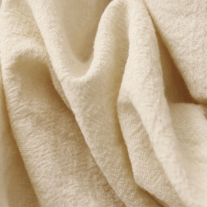 Pantalon décontracté en coton à fentes latérales Buddha Stones pour femme, coupe large, longueur 7-8, avec poches - image 6