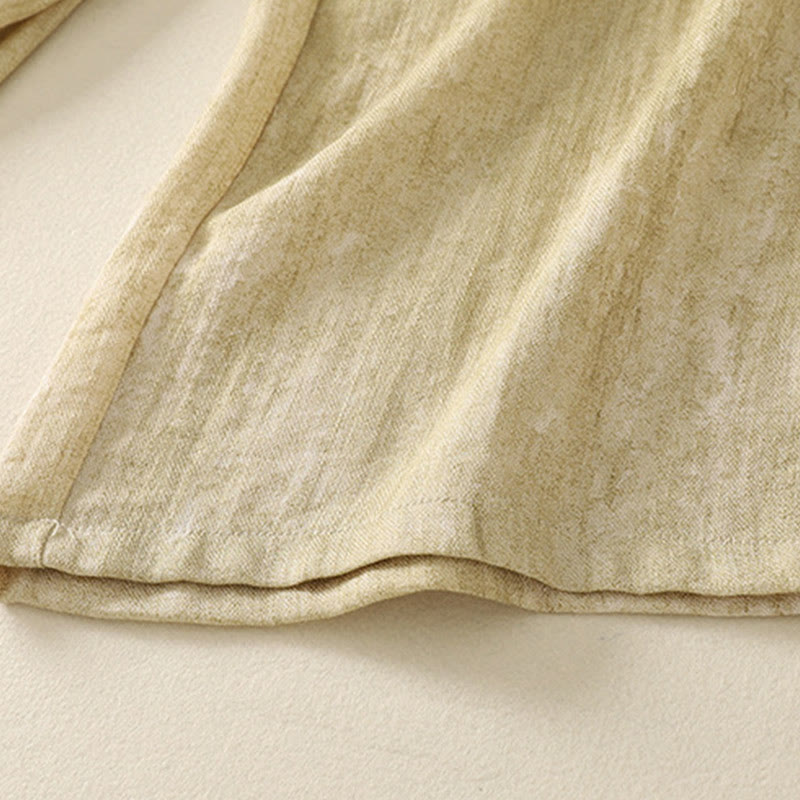 Pantalon d'été ample en coton avec cordon de serrage et poches pour femme Motif Buddha Stones - image 11