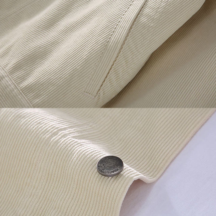 Chemise en coton à manches longues et boutons pour homme avec poches et motif Buddha Stones - image 5