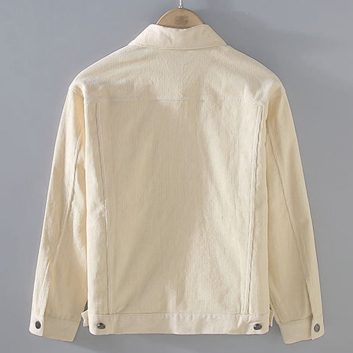 Chemise en coton à manches longues et boutons pour homme avec poches et motif Buddha Stones - image 1