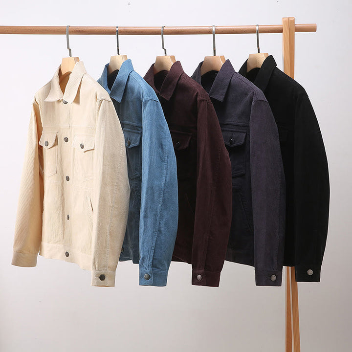 Chemise en coton à manches longues et boutons pour homme avec poches et motif Buddha Stones - image 10