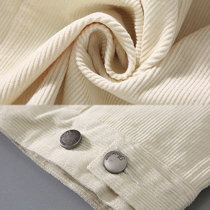 Chemise en coton à manches longues et boutons pour homme avec poches et motif Buddha Stones - image 3