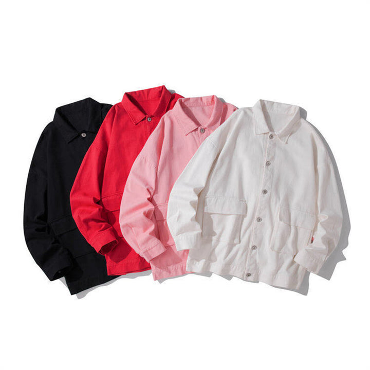 Chemise à manches longues et col montant boutonné pour homme, en coton, avec poches, motif Buddha Stones - image 12