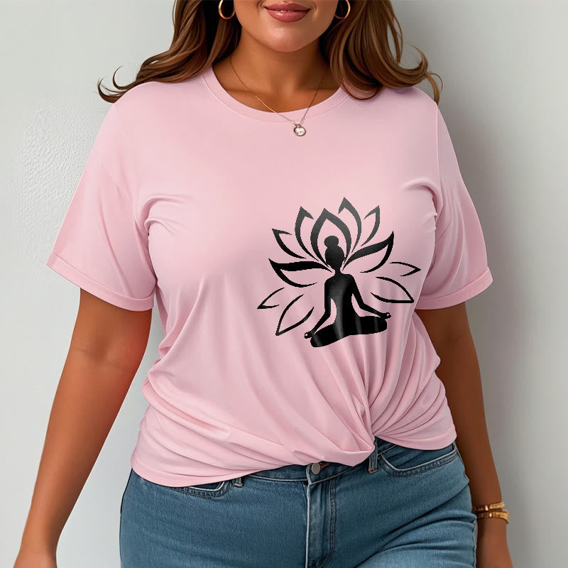 T-shirt Buddha Stones Lotus Personne méditante - image 14