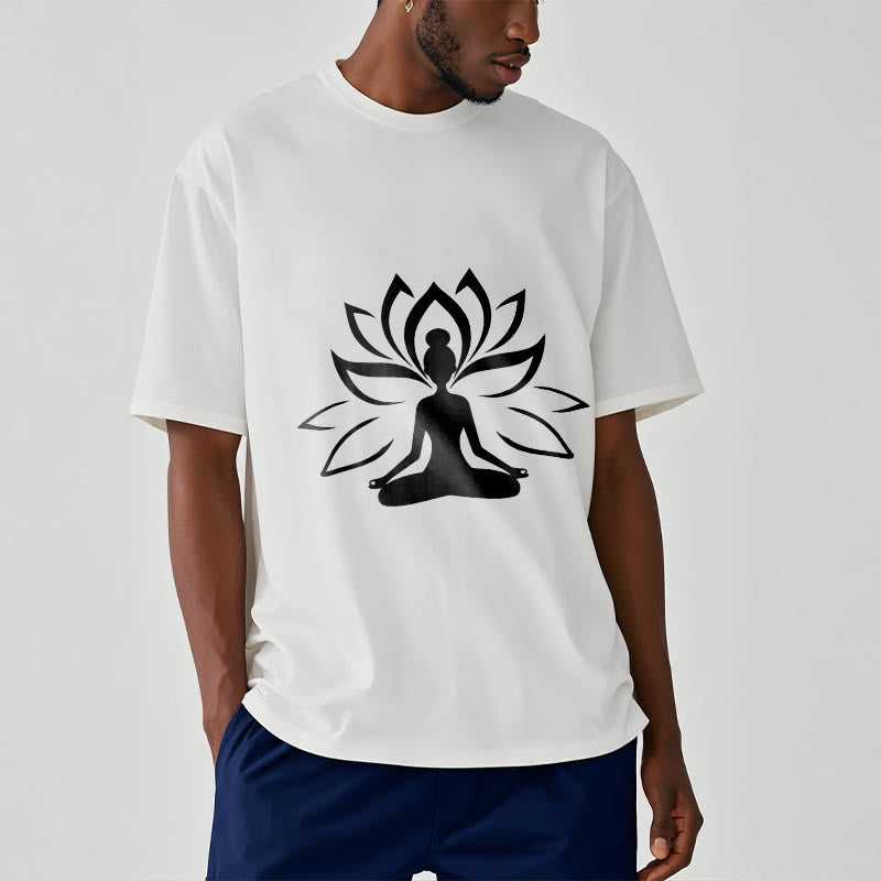 T-shirt Buddha Stones Lotus Personne méditante - image 9