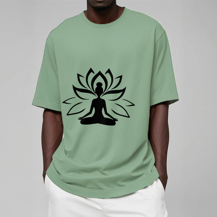 T-shirt Buddha Stones Lotus Personne méditante - image 16