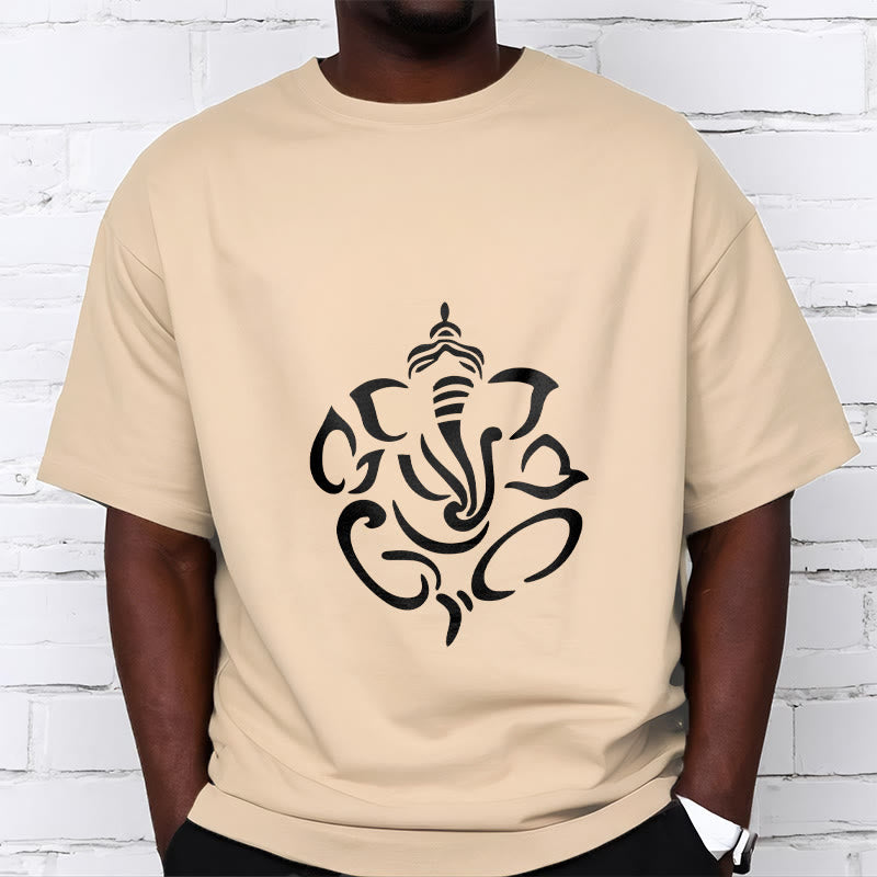 T-shirt avec illustration de Buddha Stones , Ganesh et éléphant - image 10
