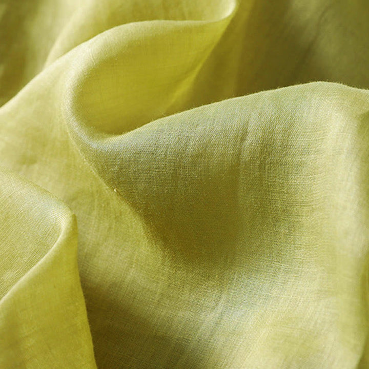 Pantalon large à lacets de couleur unie Buddha Stones pour femme - image 17