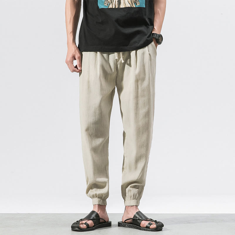 Pantalon pour homme avec cordon de serrage et poches Motif Buddha Stones - Beige - US/UK/AU46，EU56 (5XL) - image 15