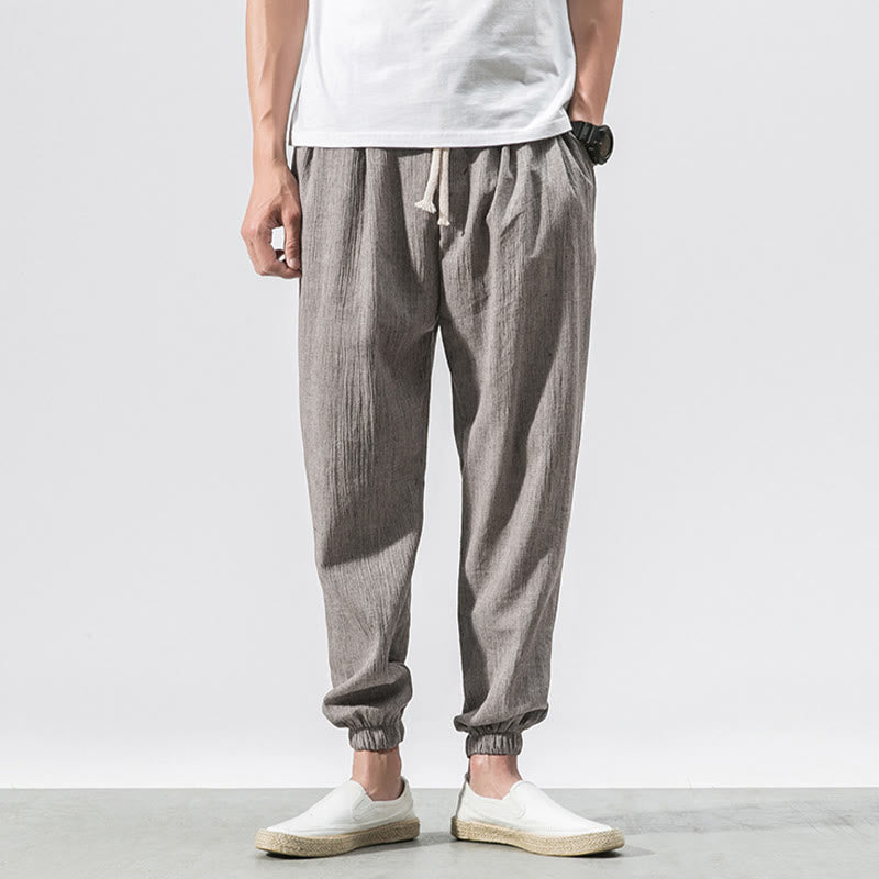Pantalon pour homme avec cordon de serrage et poches Motif Buddha Stones - image 1