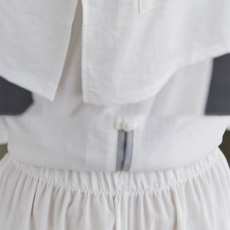 Ensemble 2 pièces en coton avec t-shirt, haut et pantalon de tai-chi, motif Buddha Stones , vêtements zen pour femmes - image 16