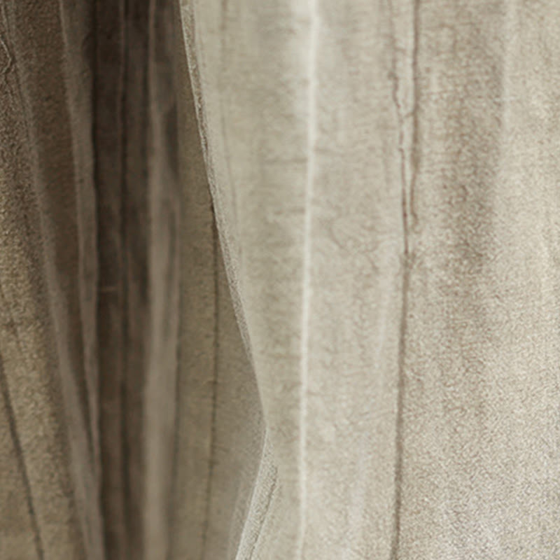 Pantalon large décontracté en coton pour femme avec taille élastique et poches Buddha Stones - image 9