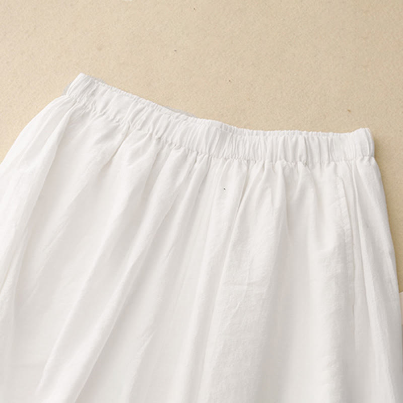 Pantalon sarouel décontracté en coton avec poches pour femme, motif Buddha Stones - image 6