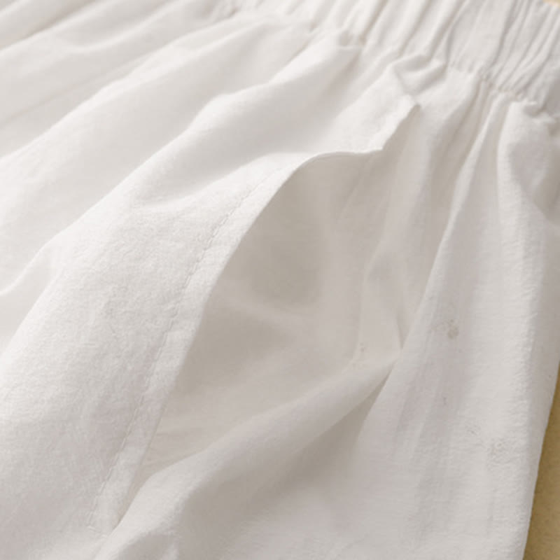 Pantalon sarouel décontracté en coton avec poches pour femme, motif Buddha Stones - image 8