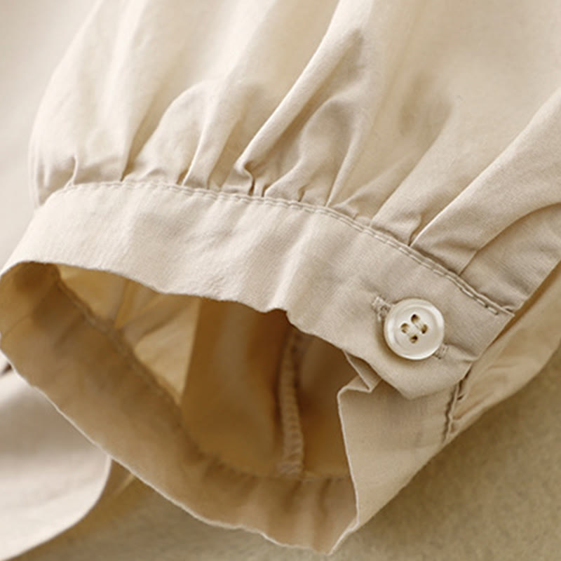 Veste en velours côtelé de coton à col montant et motif Buddha Stones pour femme - image 15