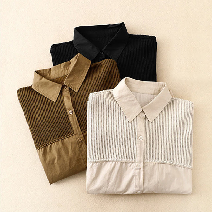 Veste en velours côtelé de coton à col montant et motif Buddha Stones pour femme - image 20